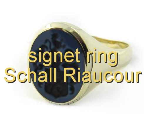 signet ring Schall Riaucour