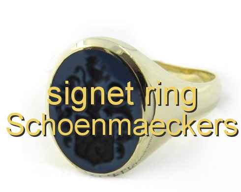 signet ring Schoenmaeckers