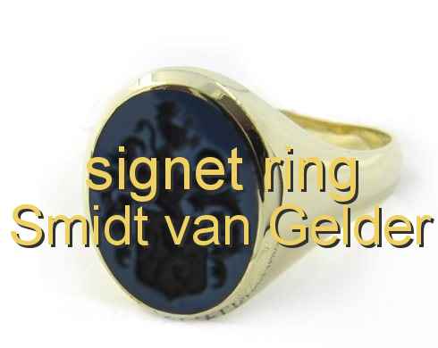 signet ring Smidt van Gelder