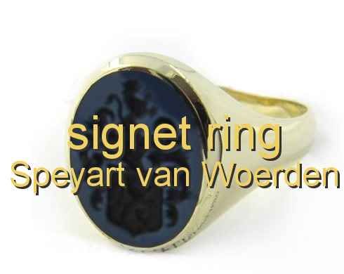 signet ring Speyart van Woerden