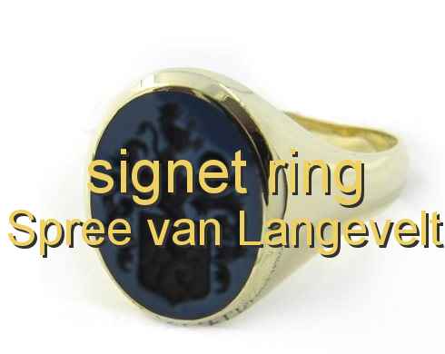 signet ring Spree van Langevelt