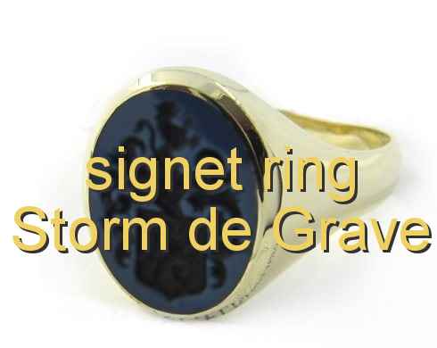 signet ring Storm de Grave