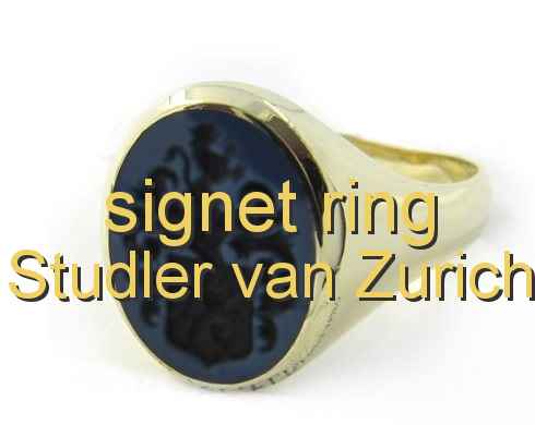 signet ring Studler van Zurich