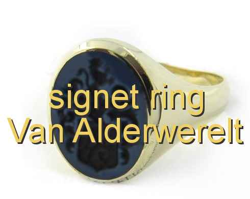 signet ring Van Alderwerelt