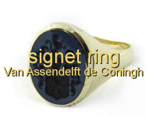 signet ring Van Assendelft de Coningh