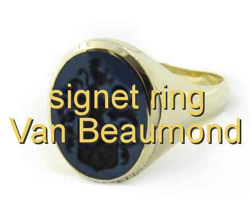 signet ring Van Beaumond