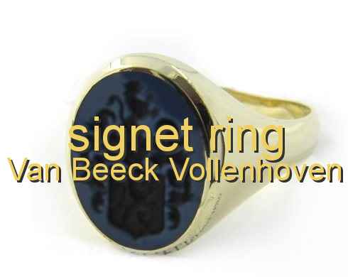 signet ring Van Beeck Vollenhoven