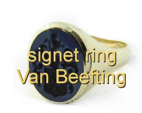 signet ring Van Beefting