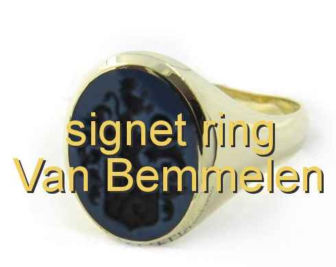 signet ring Van Bemmelen