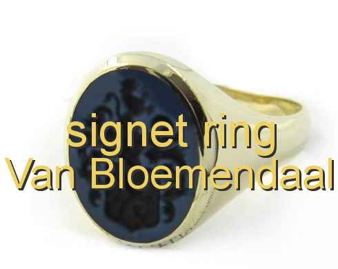 signet ring Van Bloemendaal