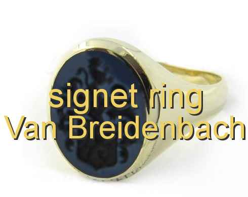 signet ring Van Breidenbach