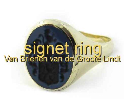 signet ring Van Brienen van de Groote Lindt