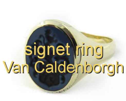 signet ring Van Caldenborgh