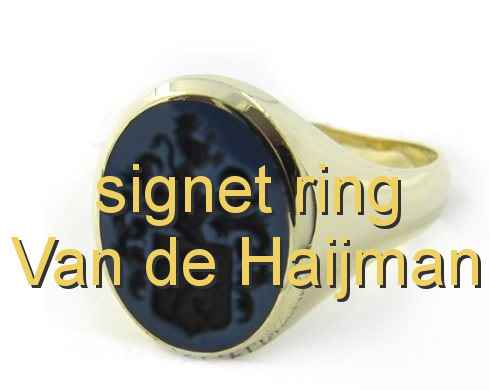 signet ring Van de Haijman