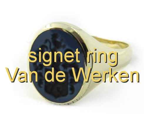 signet ring Van de Werken