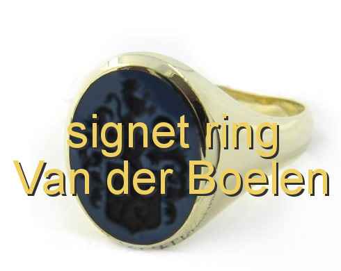 signet ring Van der Boelen