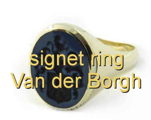 signet ring Van der Borgh