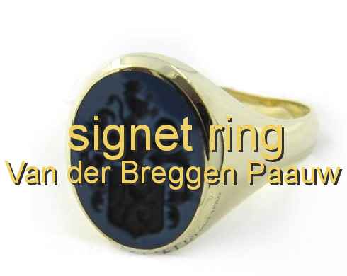 signet ring Van der Breggen Paauw