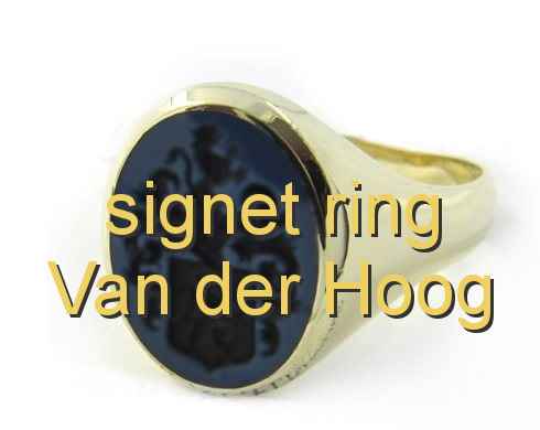 signet ring Van der Hoog