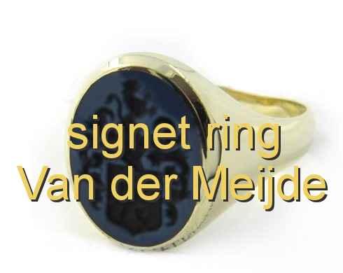 signet ring Van der Meijde