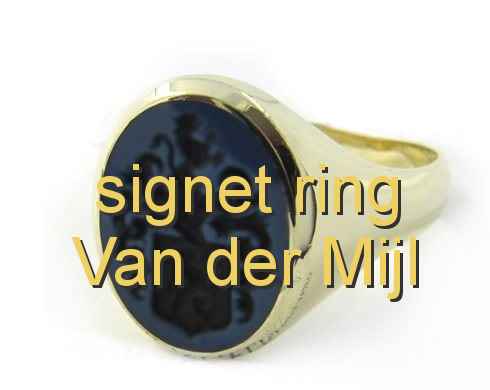 signet ring Van der Mijl