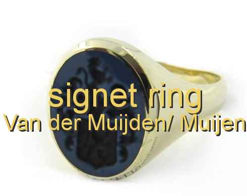 signet ring Van der Muijden/ Muijen