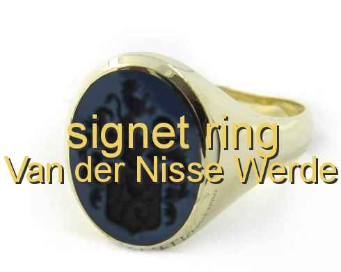 signet ring Van der Nisse Werde