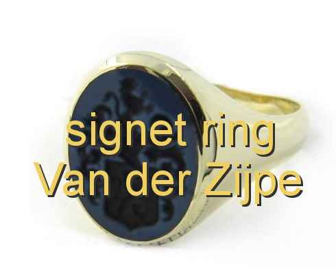 signet ring Van der Zijpe