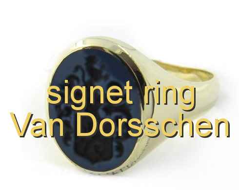 signet ring Van Dorsschen