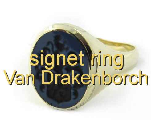 signet ring Van Drakenborch