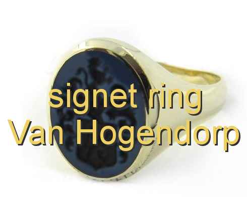 signet ring Van Hogendorp