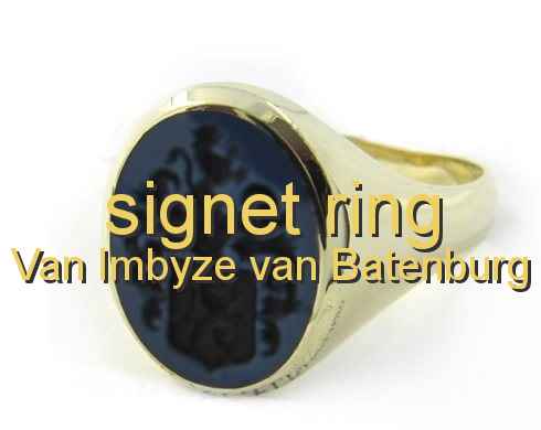 signet ring Van Imbyze van Batenburg