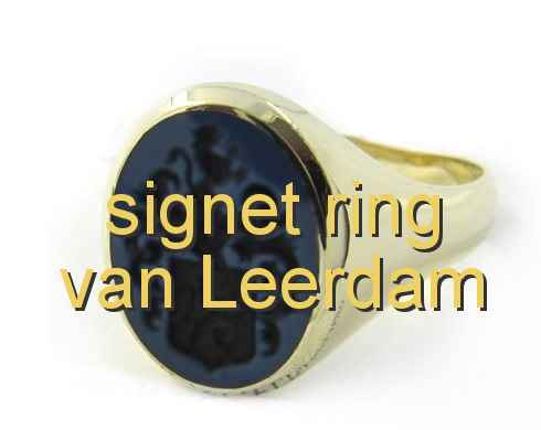 signet ring van Leerdam