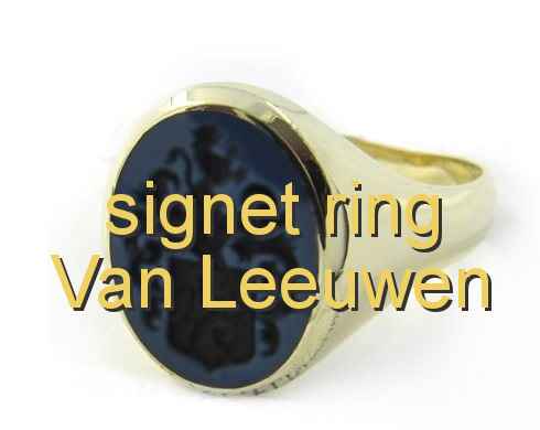 signet ring Van Leeuwen