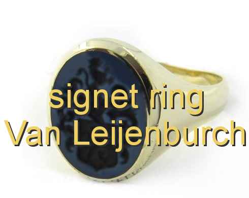 signet ring Van Leijenburch