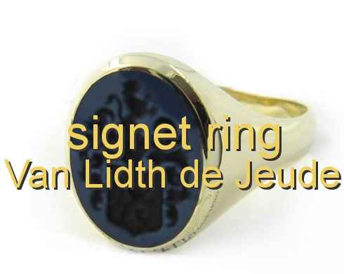 signet ring Van Lidth de Jeude