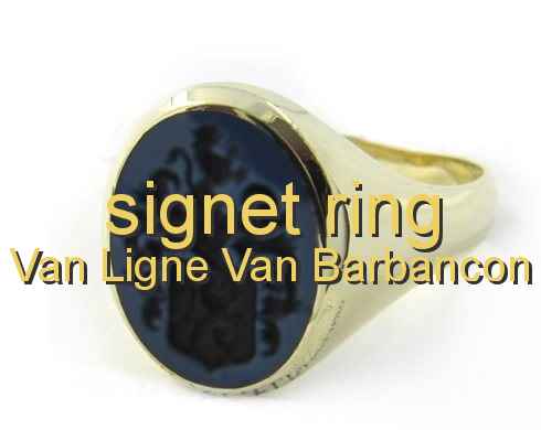 signet ring Van Ligne van Barbançon