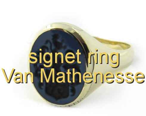 signet ring Van Mathenesse