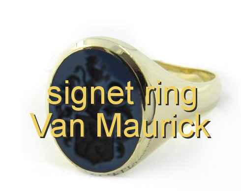 signet ring Van Maurick