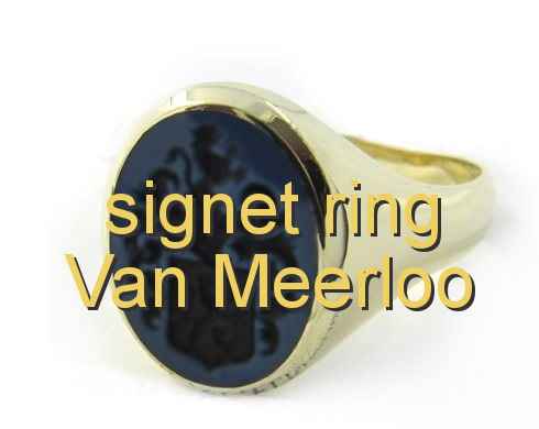 signet ring Van Meerloo