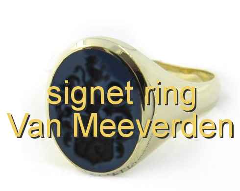 signet ring Van Meeverden