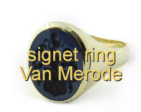 signet ring Van Merode