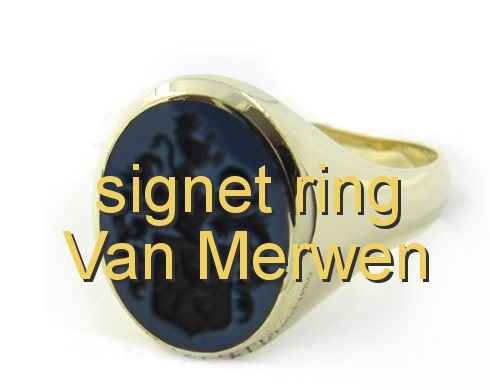 signet ring Van Merwen