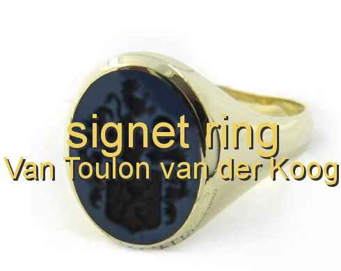 signet ring Van Toulon van der Koog