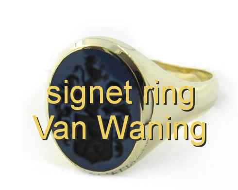 signet ring Van Waning