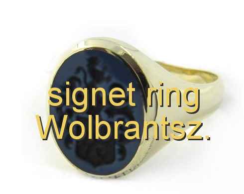 signet ring Wolbrantsz.