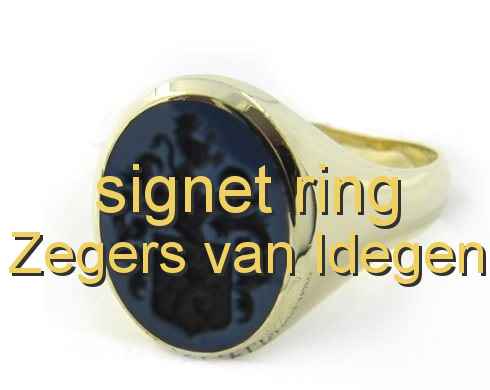 signet ring Zegers van Idegen